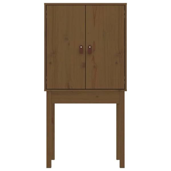 vidaXL Highboard honningbrun 60x40x120 cm heltre furu