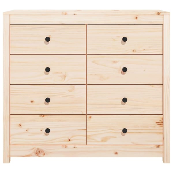 vidaXL kommode 100x40x90 cm massivt fyrretræ