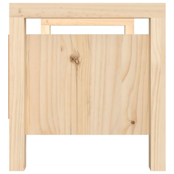 vidaXL Gangbenk 80x40x43 cm heltre furu