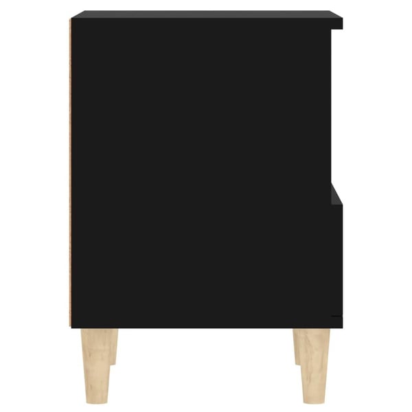 vidaXL Yöpöydät 2 kpl musta 40x35x50 cm