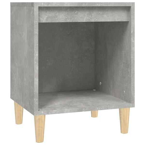 vidaXL Yöpöydät 2 kpl betoninharmaa 40x35x50 cm