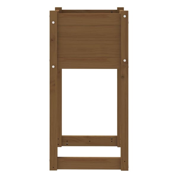 vidaXL Plantekasse honningbrun 40x40x81 cm heltre furu
