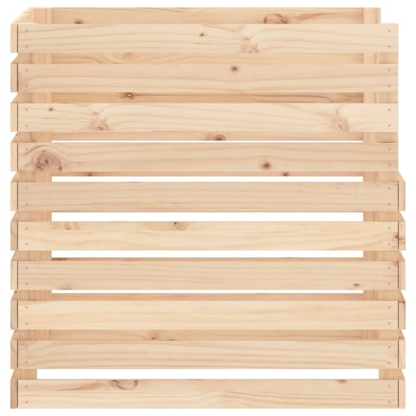 vidaXL Komposti 80x80x78 cm täysi mänty