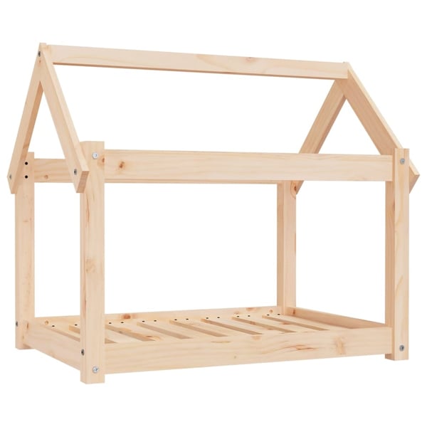 vidaXL Hundeseng 81x60x70 cm heltre furu