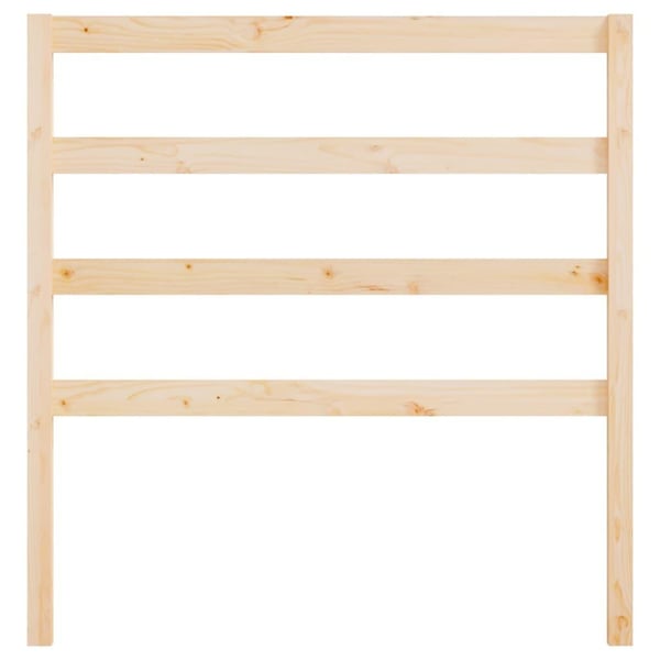vidaXL Sengegavl 95x4x100 cm heltre furu