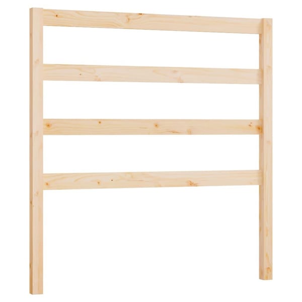 vidaXL Sengegavl 95x4x100 cm heltre furu