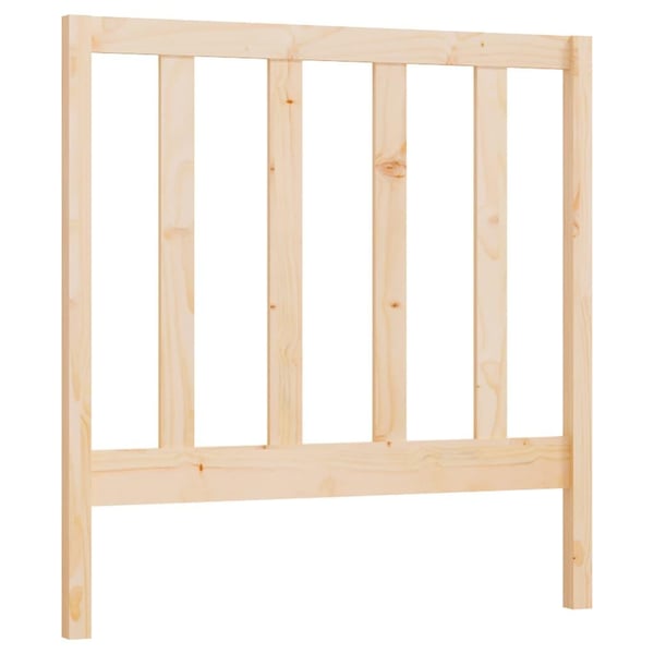 vidaXL Sengegavl 95x4x100 cm heltre furu