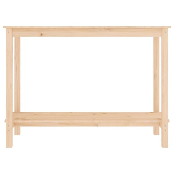 vidaXL Konsollbord 110x40x80 cm heltre furu