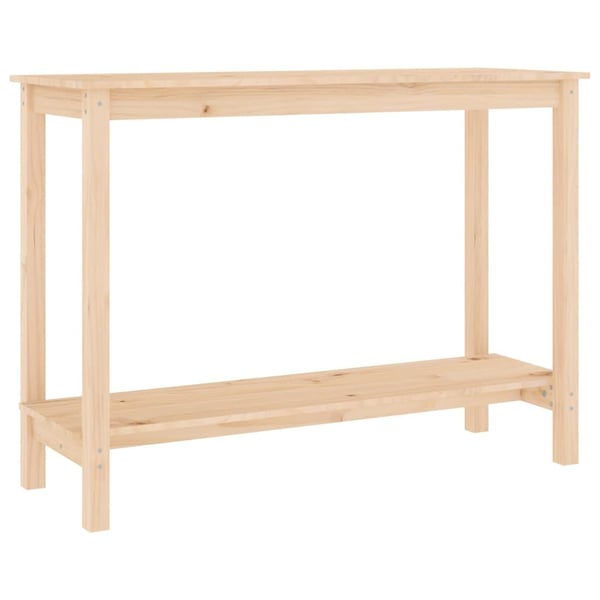 vidaXL Konsollbord 110x40x80 cm heltre furu