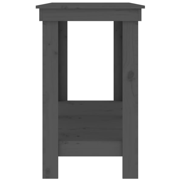 vidaXL Arbeidsbenk grå 140x50x80 cm heltre furu