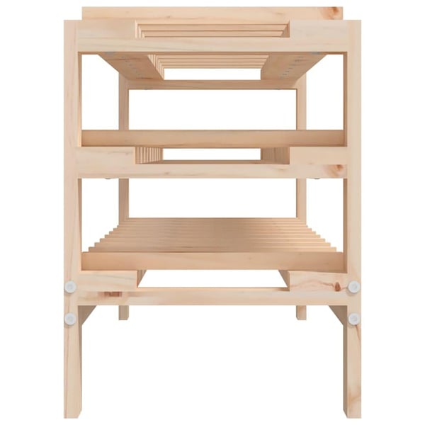 vidaXL Vinstativ 109,5x30x42 cm heltre furu