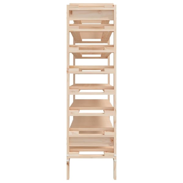 vidaXL Vinstativ 109,5x30x107,5 cm heltre furu