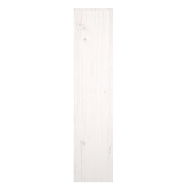 vidaXL Radiatordeksel hvit 153x19x84 cm heltre furu