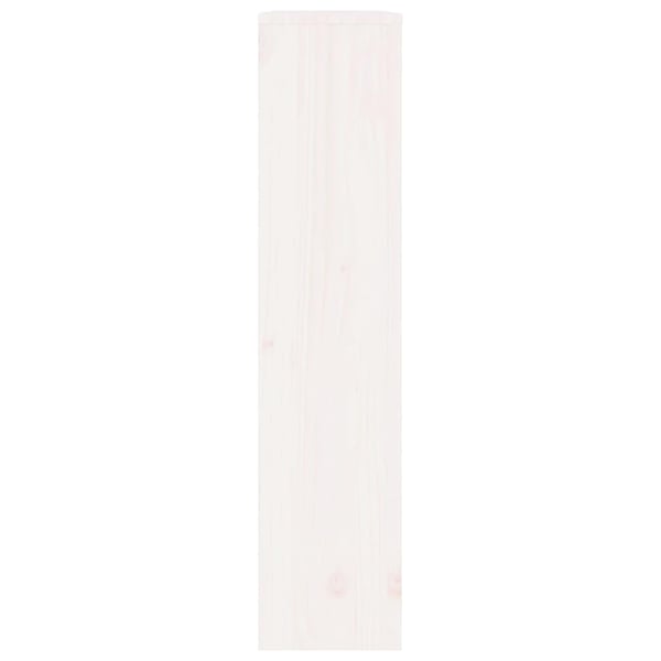 vidaXL Radiatordeksel hvit 79,5x19x84 cm heltre furu
