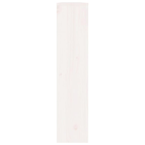 vidaXL Radiatordeksel hvit 153x19x84 cm heltre furu