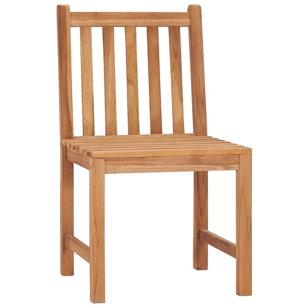 vidaXL 7-delers hagespisesett 140x80 cm heltre teak