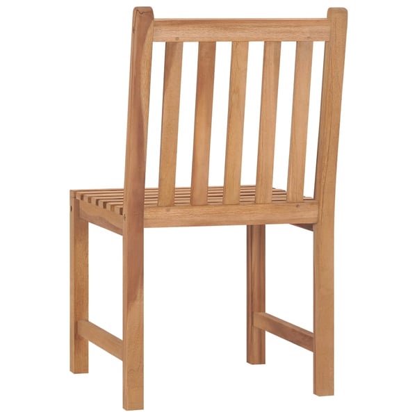 vidaXL 7-delers hagespisesett 140x80 cm heltre teak