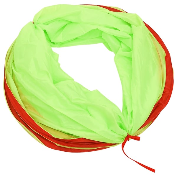 vidaXL legetunnel til børn 175 cm 250 bolde polyester grøn