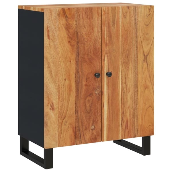 vidaXL 3 st Sideboards massivt trä akacia