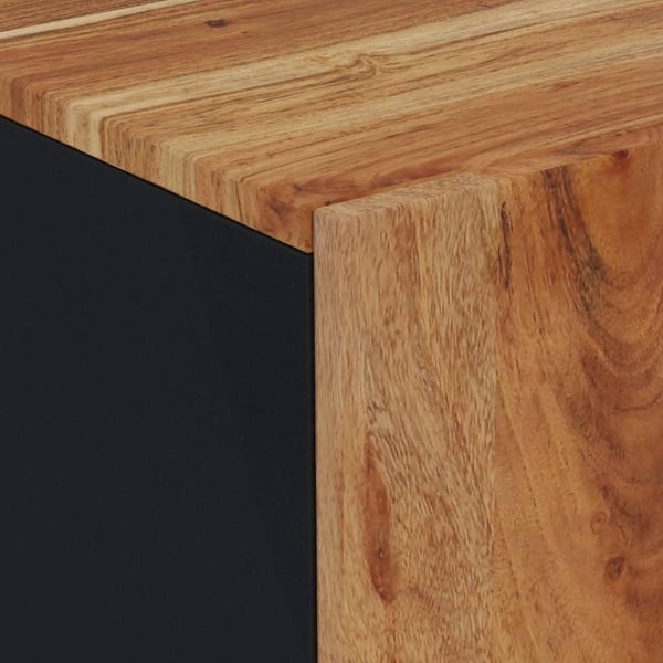 vidaXL 3 st Sideboards massivt trä akacia