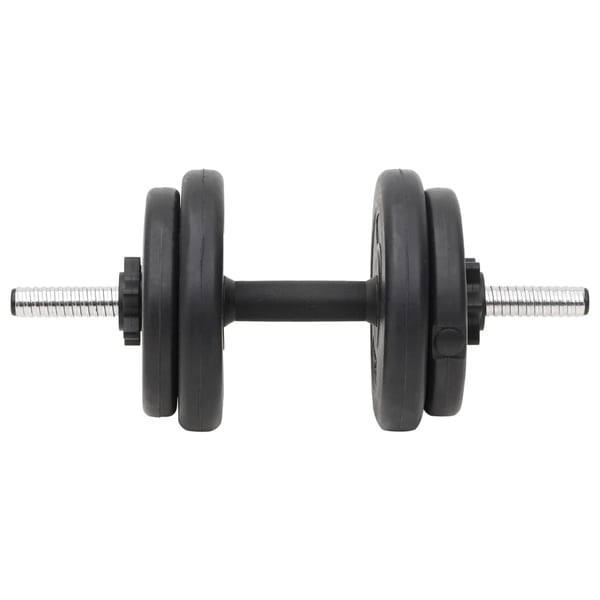 vidaXL Vektstang og manual med skiver 60 kg