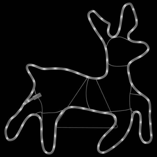 vidaXL Renfigur 3 st ljusslinga med LED varmvit 57x55x4,5 cm