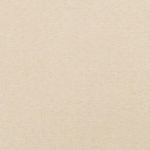 vidaXL Sänggavel gräddvit 90x5x78/88 cm tyg