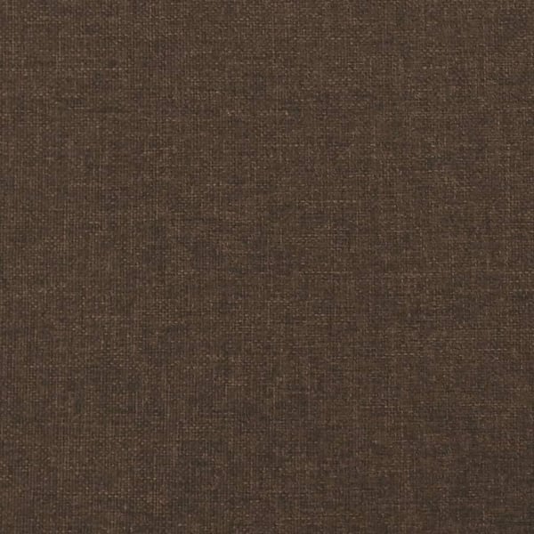 vidaXL sengegavl 80x7x78/88 cm stof mørkebrun