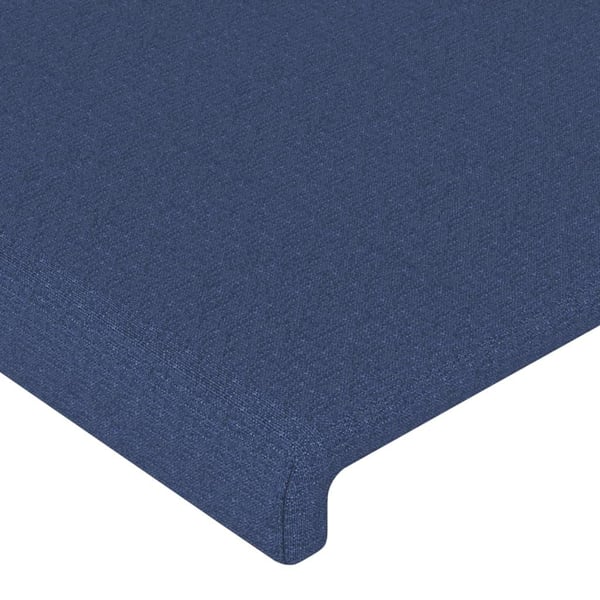vidaXL sengegavle 4 stk. 72x5x78/88 cm stof blå