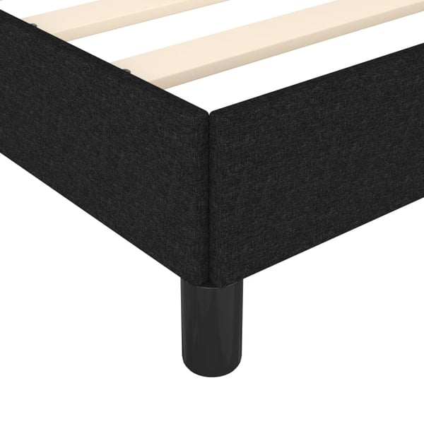 vidaXL sengeramme 100x200 cm stof sort