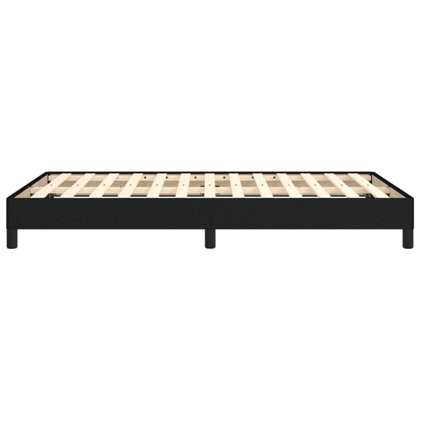 vidaXL sengeramme 120x200 cm stof sort