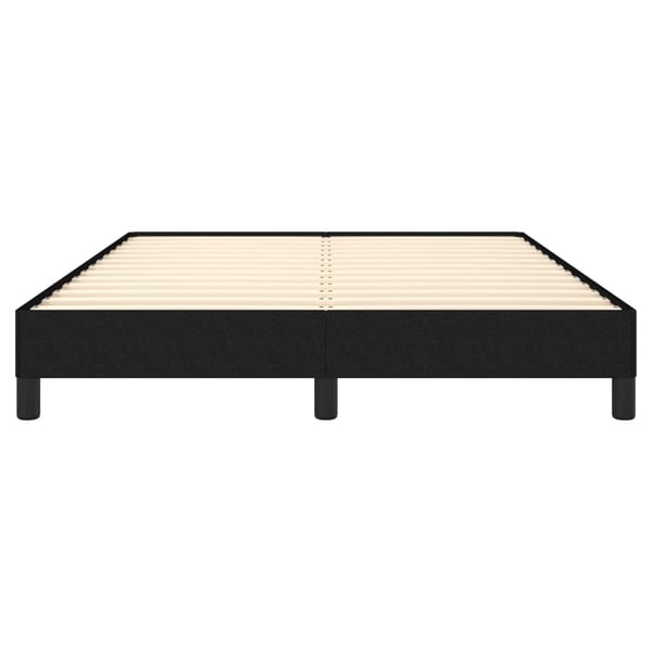 vidaXL sengeramme 140x200 cm stof sort