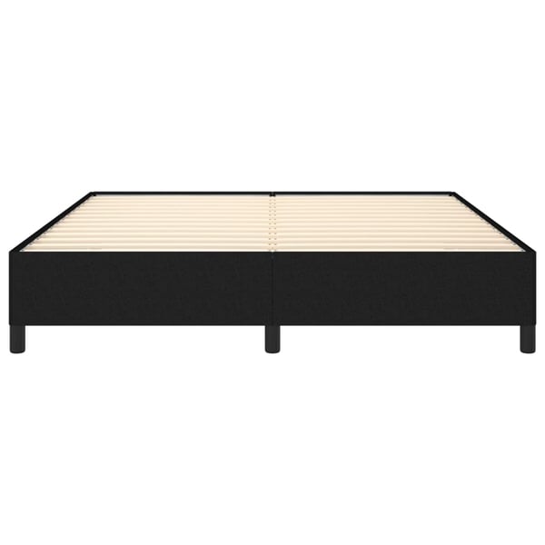 vidaXL sengeramme 160x200 cm stof sort