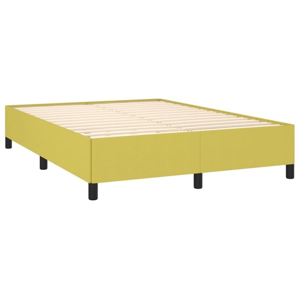 vidaXL sengeramme 140x200 cm stof grøn