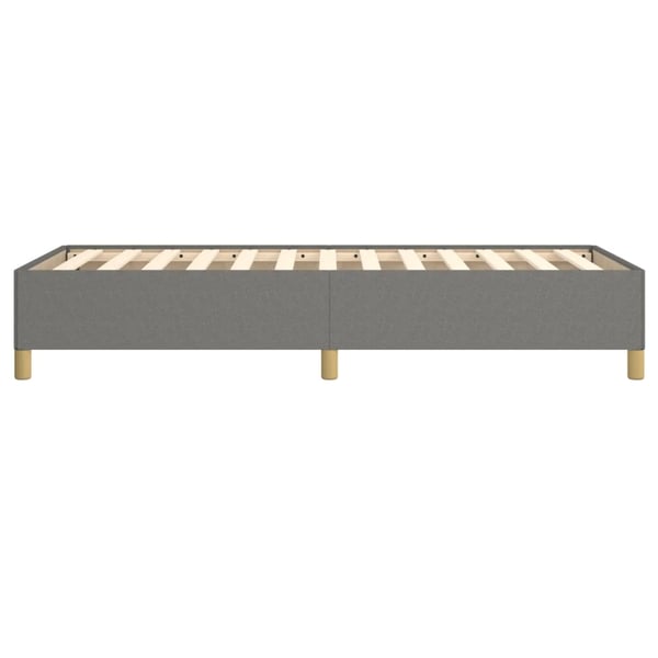 vidaXL sengeramme 80x200 cm stof mørkegrå