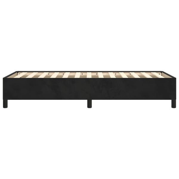 vidaXL sengeramme 80x200 cm fløjl sort