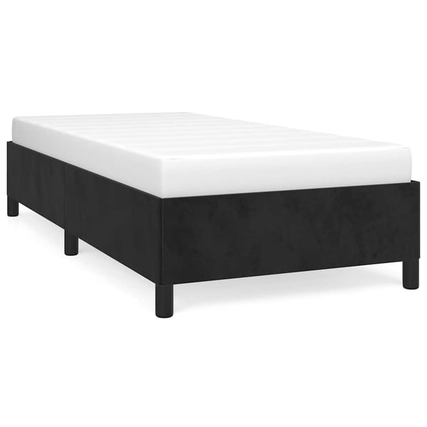 vidaXL sengeramme 80x200 cm fløjl sort
