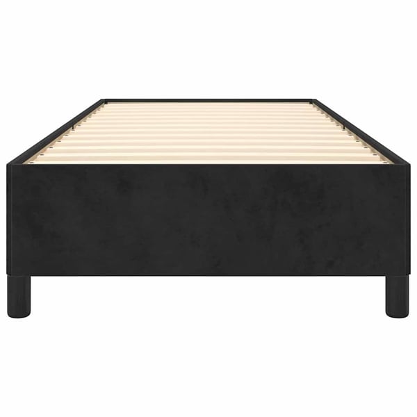 vidaXL sengeramme 80x200 cm fløjl sort
