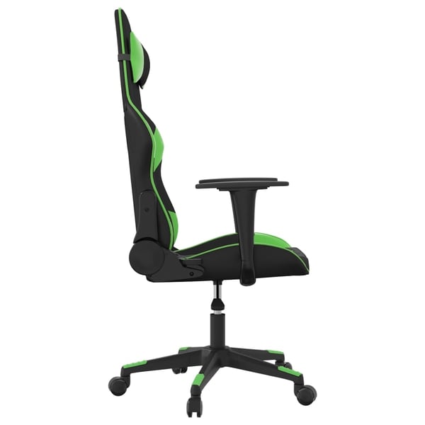 vidaXL gamingstol m. massagefunktion kunstlæder sort og grøn