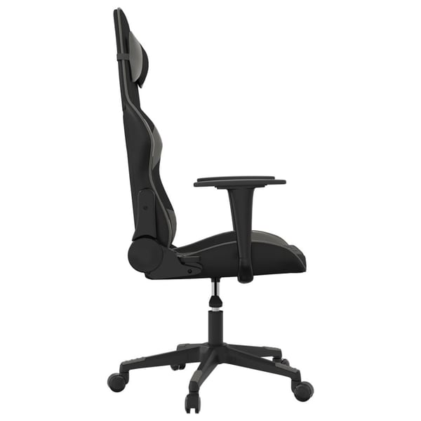 vidaXL gamingstol m. massagefunktion kunstlæder sort og grå