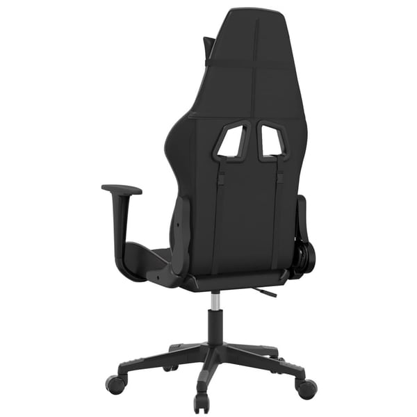 vidaXL gamingstol m. massagefunktion kunstlæder sort og grå
