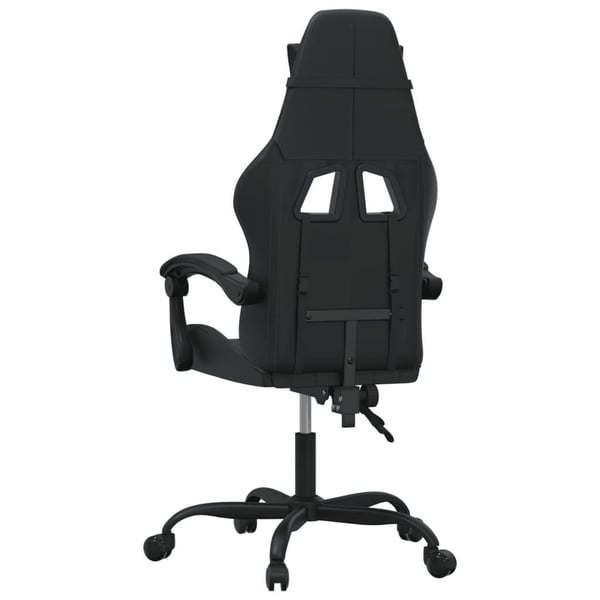 vidaXL Gamingstol svart konstläder