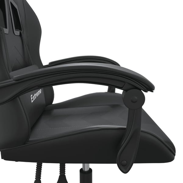vidaXL Gamingstol svart konstläder