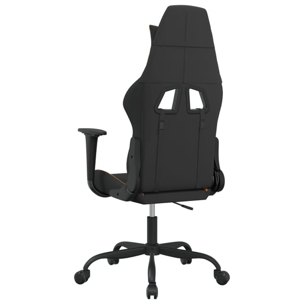 vidaXL gamingstol stof sort og orange