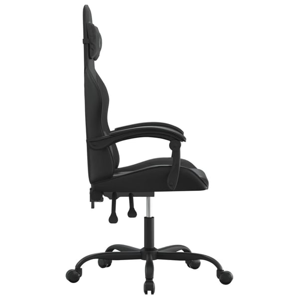 vidaXL gamingstol kunstlæder sort