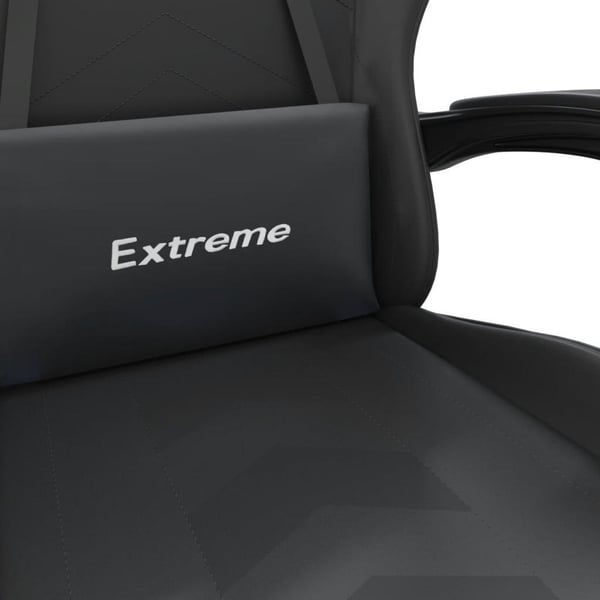 vidaXL Gamingstol svart konstläder