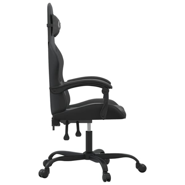 vidaXL Gamingstol svart konstläder