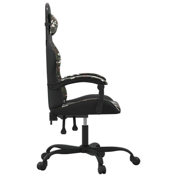 vidaXL gamingstol kunstlæder sort og camouflage