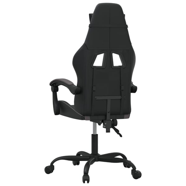 vidaXL Gamingstol svart och grå konstläder