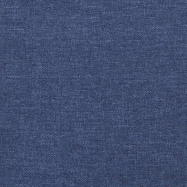 vidaXL springmadras med pocketfjedre medium 120x200x20 cm stof blå